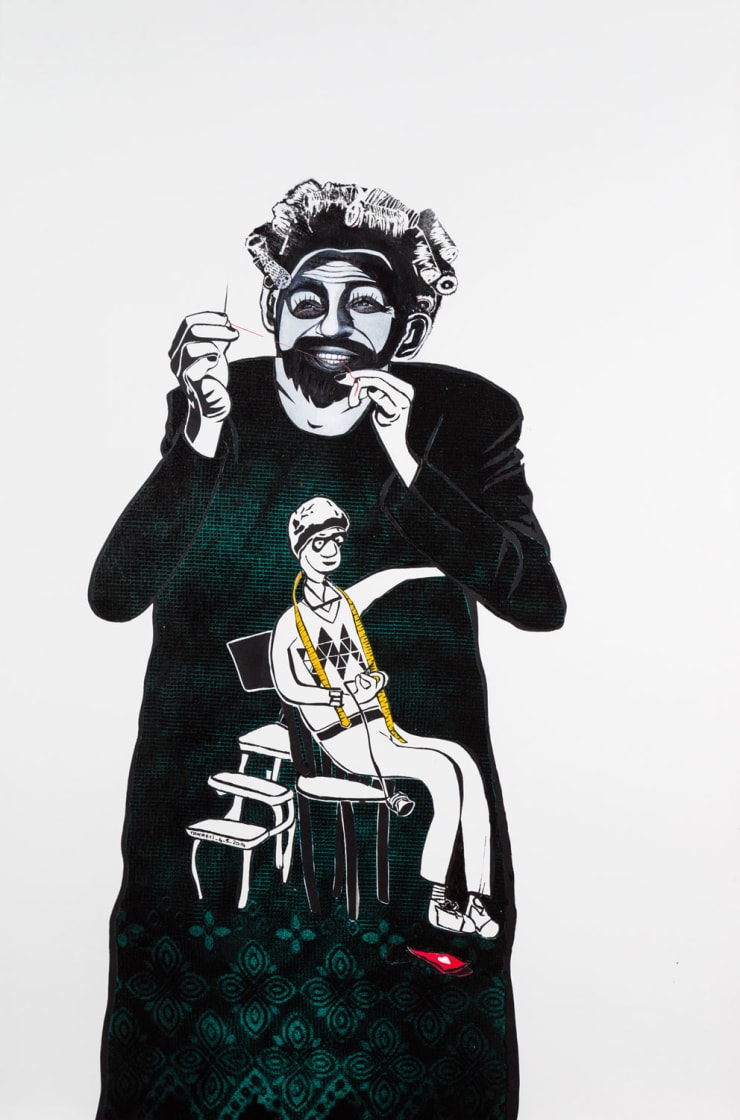 Mon Heritage, 2014 Acrylic on Cavnas 160 x 106 cm