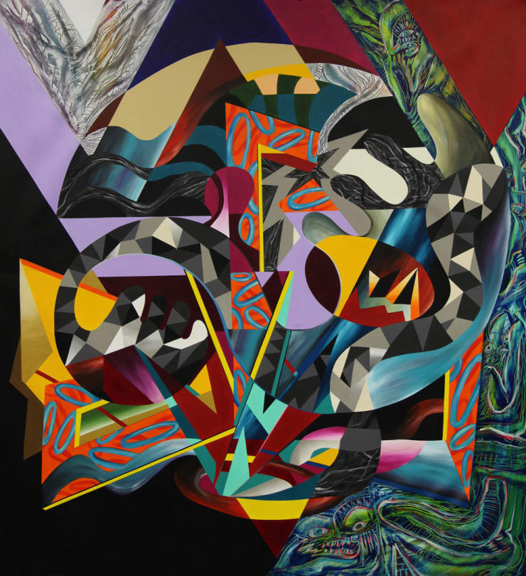 Man of War 11, 2013 Acrylic on Canvas 190 x 175 cm