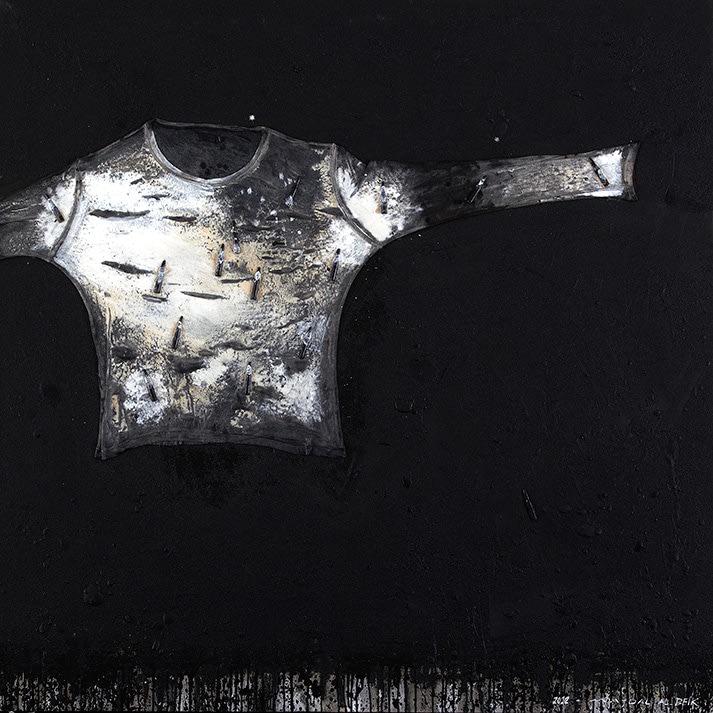 Trace, 2012 Mixed Media on Canvas 150 x 150 cm