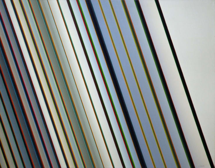 Samia Halaby Fern, 1976 Oil on Canvas 168 x 214 cm