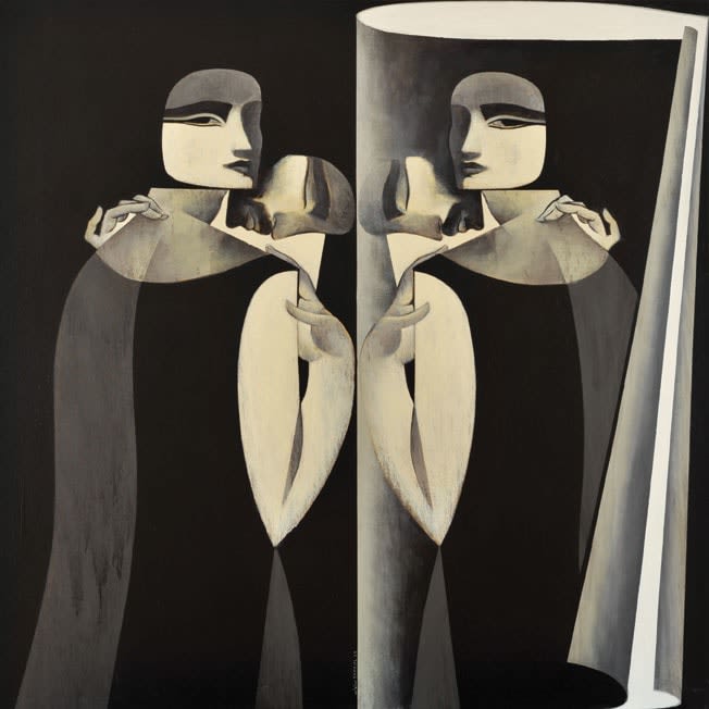 Safwan Dahoul Dream 21, 2009 Acrylic on Canvas 162 x 162 cm