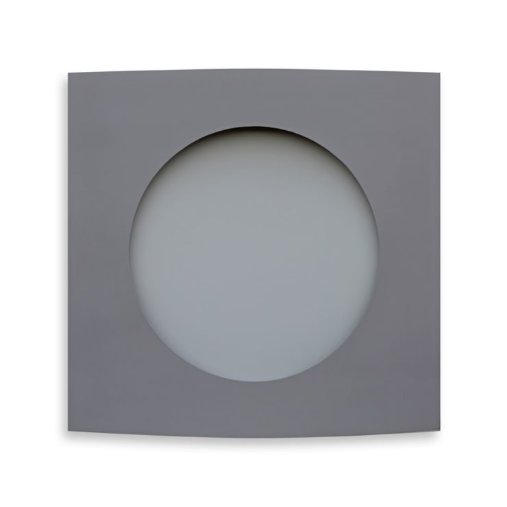 Untitled from Into a Different Dimension series, 2015 Matte enamel on aluminium 120 x 120 cm