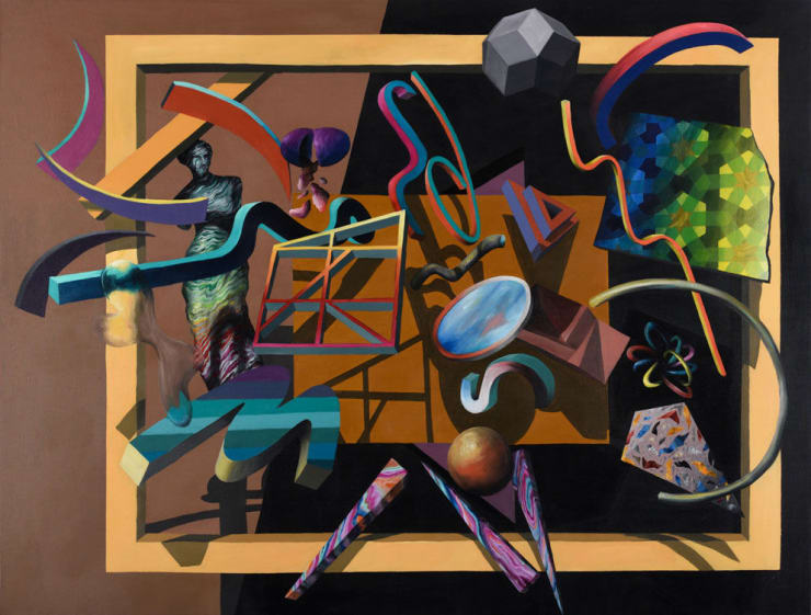 All Things Come Apart 10, 2017 Acrylic on raw linen 160 x 209.5 cm