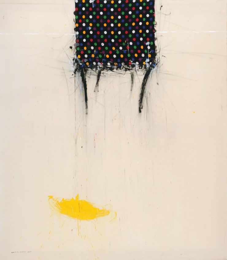 Chairs, 2009 Mixed Media on Canvas 205 x 180 cm
