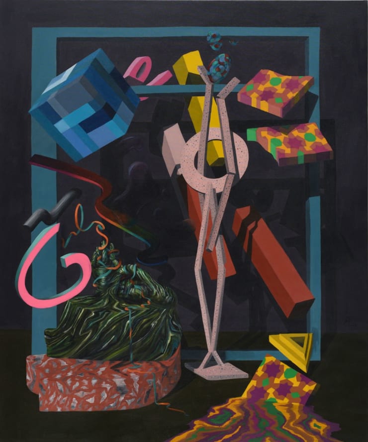 All Things Come Apart 12, 2017 Acrylic on raw linen 170 x 142 cm