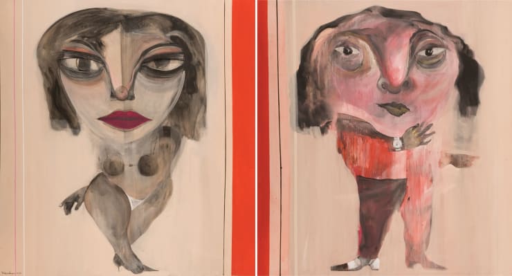 Untitled, 2010 Mixed Media on Canvas 200 x 370 cm