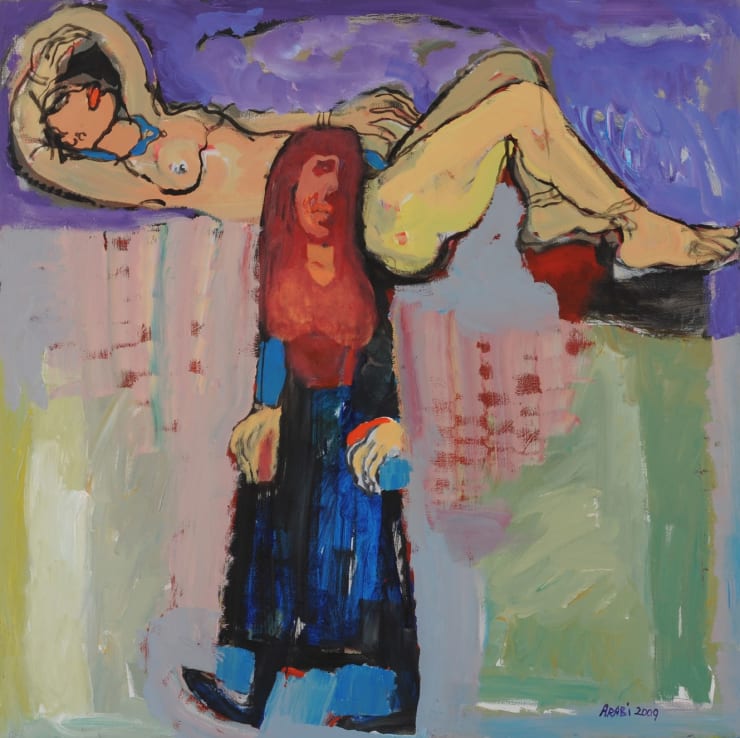 La nuit de noces, 2009 Acrylic on Canvas 150 x 150 cm