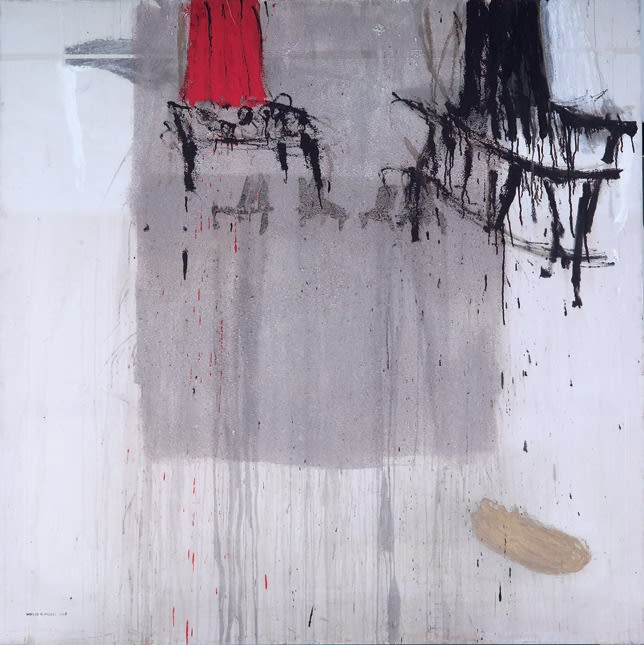 Chairs, 2008 Mixed Media on Canvas 180 x 180 cm