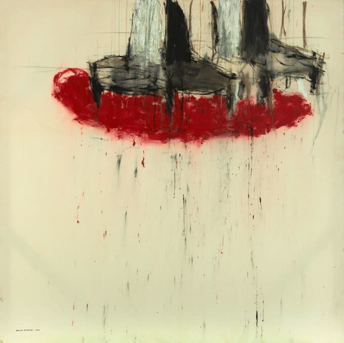 Walid el-Masri Chairs, 2007 Mixed Media on Canvas 180 x 180 cm