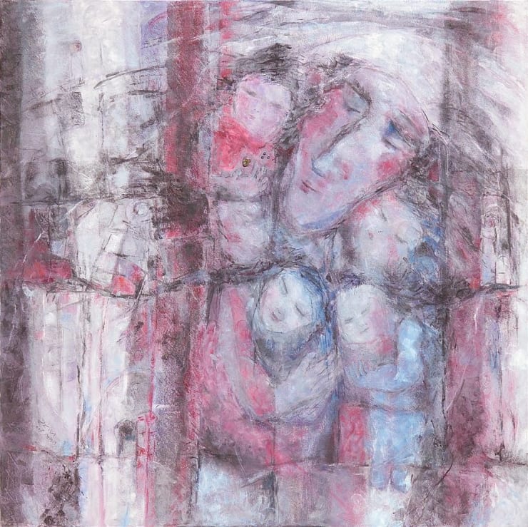 Untitled, 2007 Oil & Acrylic on canvas 180 x 180 cm