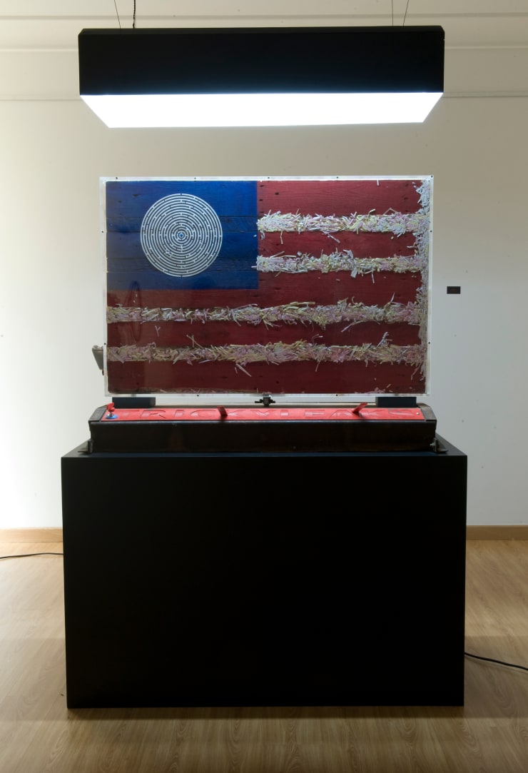 Oil Leaks - Trickyleaks, 2011 Mixed Media 190 x 140 x 60 cm