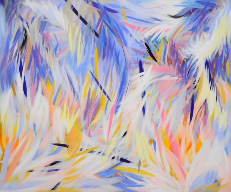 White Moss, 2010 Acrylic on Canvas 153 x 182 cm
