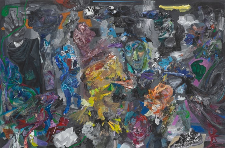 Untitled, 2022 Acrylic on canvas 150 x 228 cm