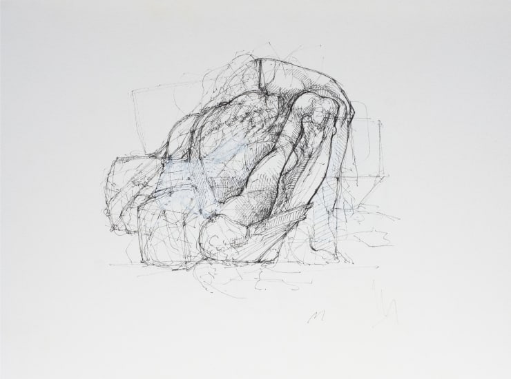 Study of a Body 04, 2014-2023 Ink on paper 24 x 32 cm