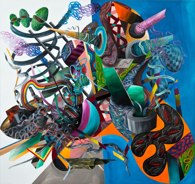 Machine Hearts 11, 2015 Acrylic on canvas 200 x 212 cm