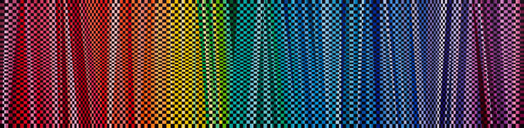 Trial No. 126 - Rain and Light and Nostalgia, 2016 Acrylic on canvas 184.5 x 748.5 cm (Triptych)