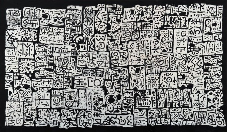 Untitled, 1986 Mixed Media on Canvas 122 x 207 cm