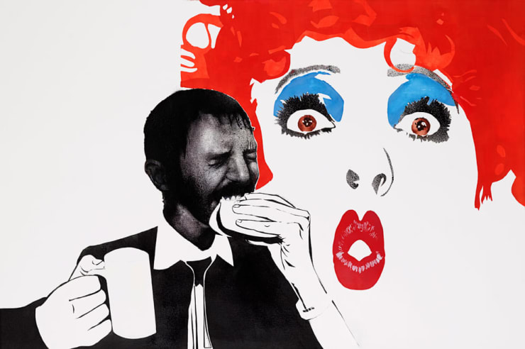 J'ai Faim, 2014 Acrylic on Canvas 106 x 160 cm