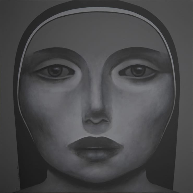 Safwan Dahoul Dream 195, 2021 Acrylic on Canvas 100 x 100 cm