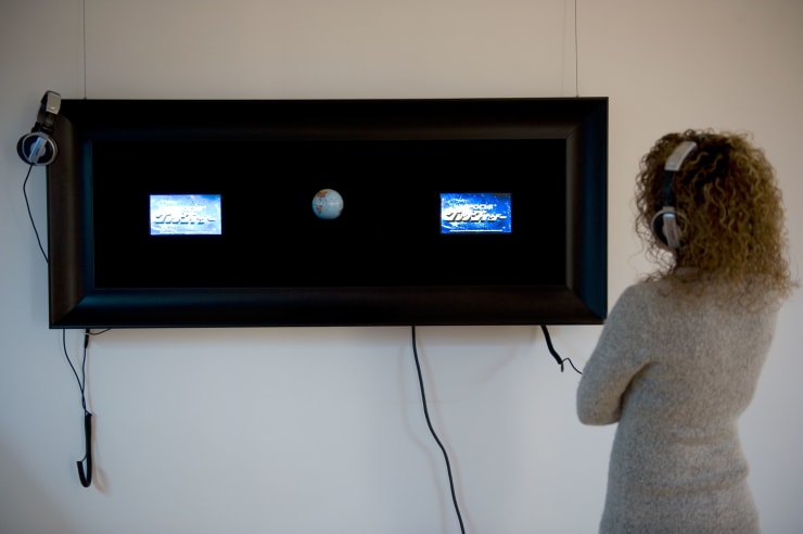 Oil Leaks - Awaiting for Grendizer, 2011 Mixed Media Edition of 3 63 x 154 x 14 cm