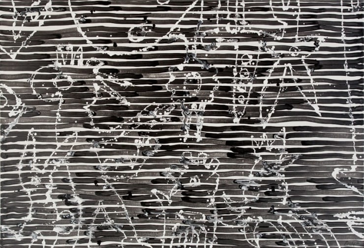 Zoo Barcode, 2013 Mixed Media on Canvas 140 x 205 cm