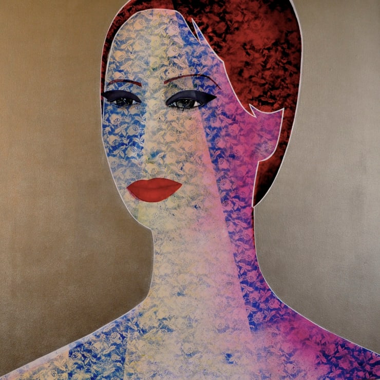 Diva, 2010 Acrylic on Canvas 150 x 150 cm