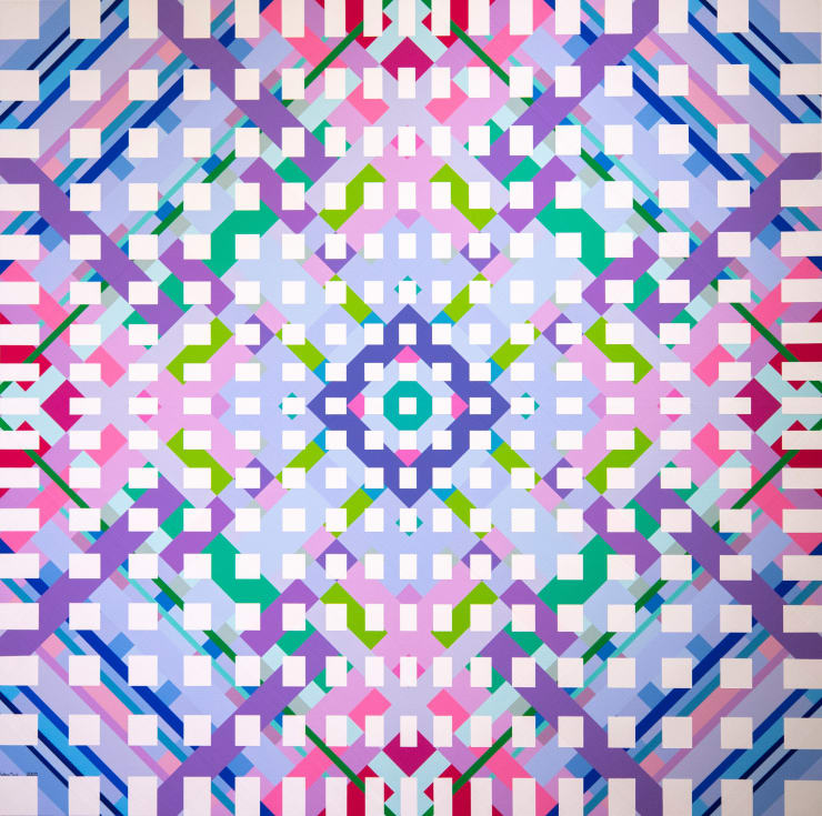 Trial No. 141, 2020 Acrylic on canvas 200 X 200 cm