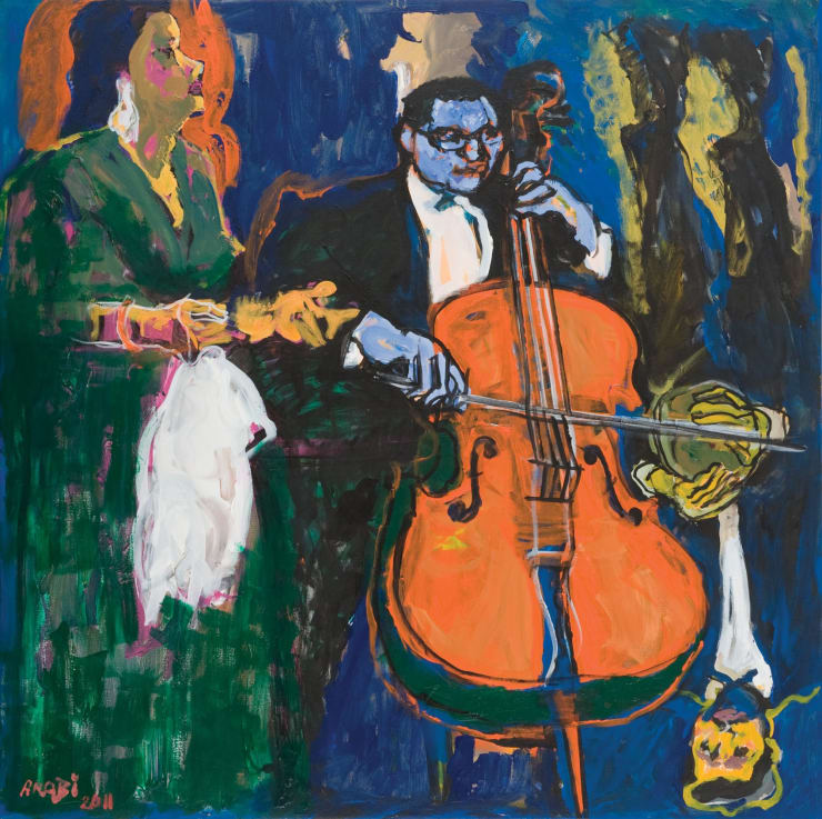 Upside Down Tambour, 2011 Acrylic on Canvas 150 x 150 cm