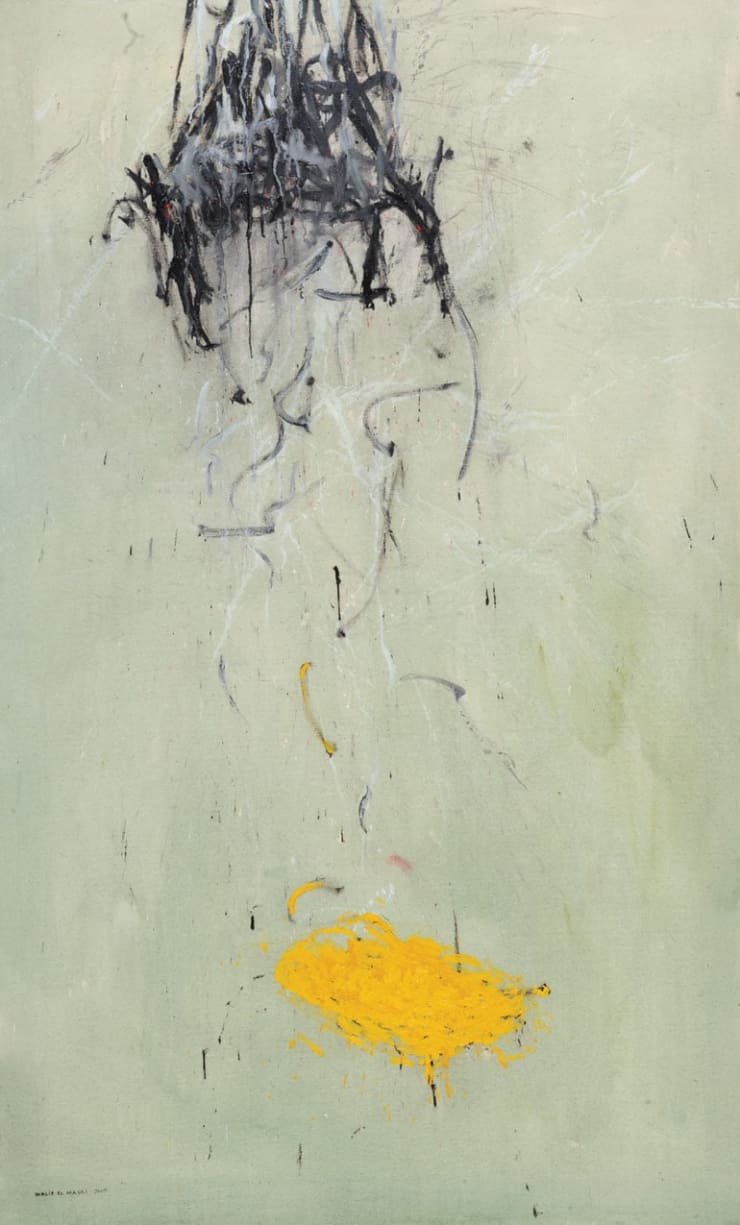 Chairs, 2009 Mixed Media on Canvas 235 x 145 cm