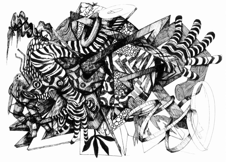 Machine Men with Machine Hearts 3, 2015 Graphite on paper 40 x 29 cm