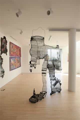 Huguette Caland Untitled, 2010 Metal Wire 254 x 178 x 51 cm