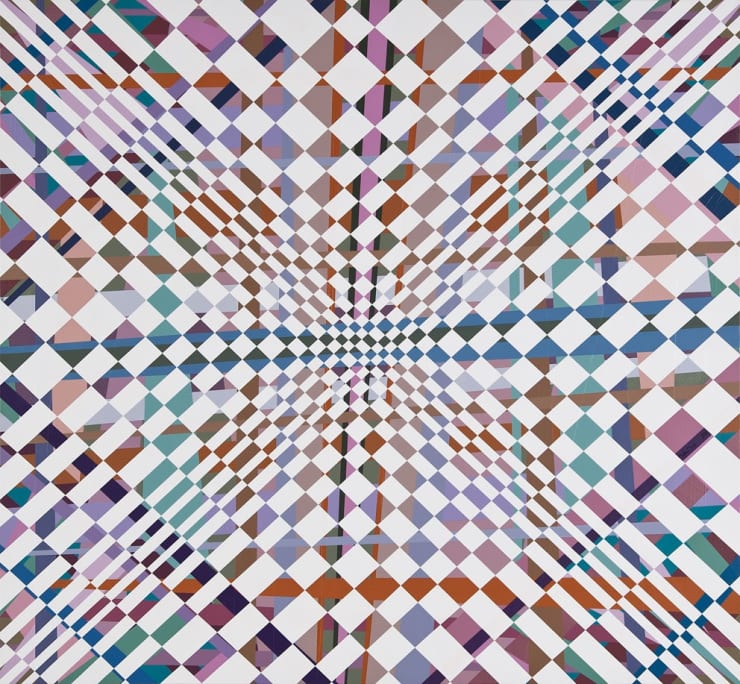 Trial No. 135 - The Butterfly of the Dream Dances Alone, 2016 Acrylic on canvas 185 x 200 cm