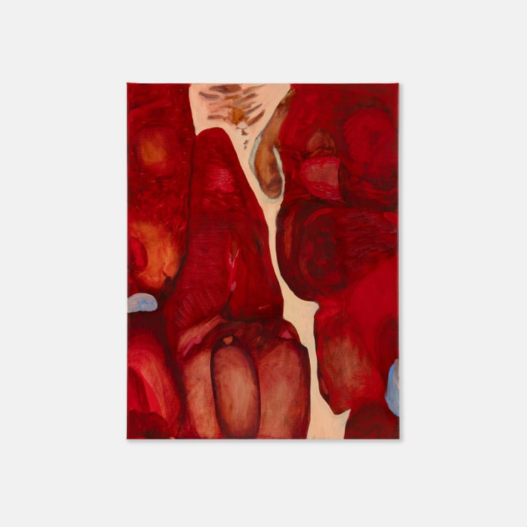 Lotte Frances I Think You’re Asleep?, 2024 Oil, acrylic and oil pastel on linen 80 × 60 × 4 cm