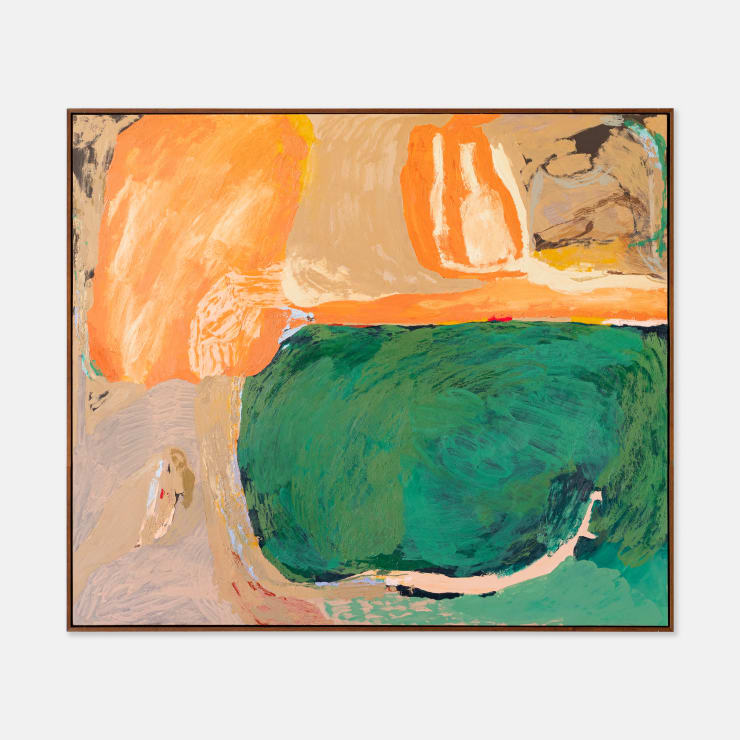 Pia Gynell-Jorgensen The Kind of Sweet Right Before Rot, 2024 Oil on board 120 × 140 × 2.5 cm (unframed) 123 × 143 × 5.5 cm (framed)