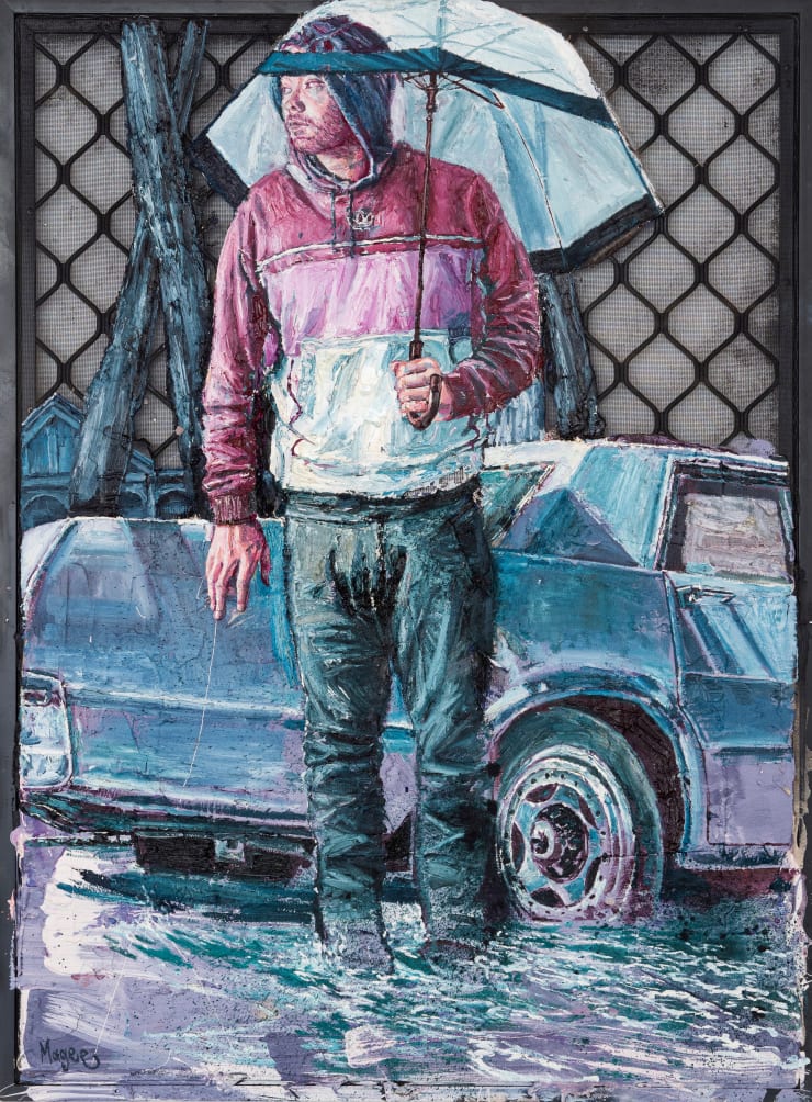 Self Portrait in Brisbane Flood