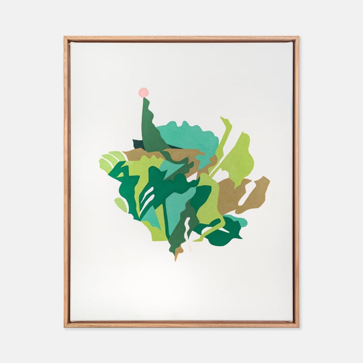 Michael Fikaris 1973 ~ PresentBiophilia 02, 2024 Signed and Dated on Reverse of Canvas Acrylic on linen 91 × 60.5 × 2.5 cm