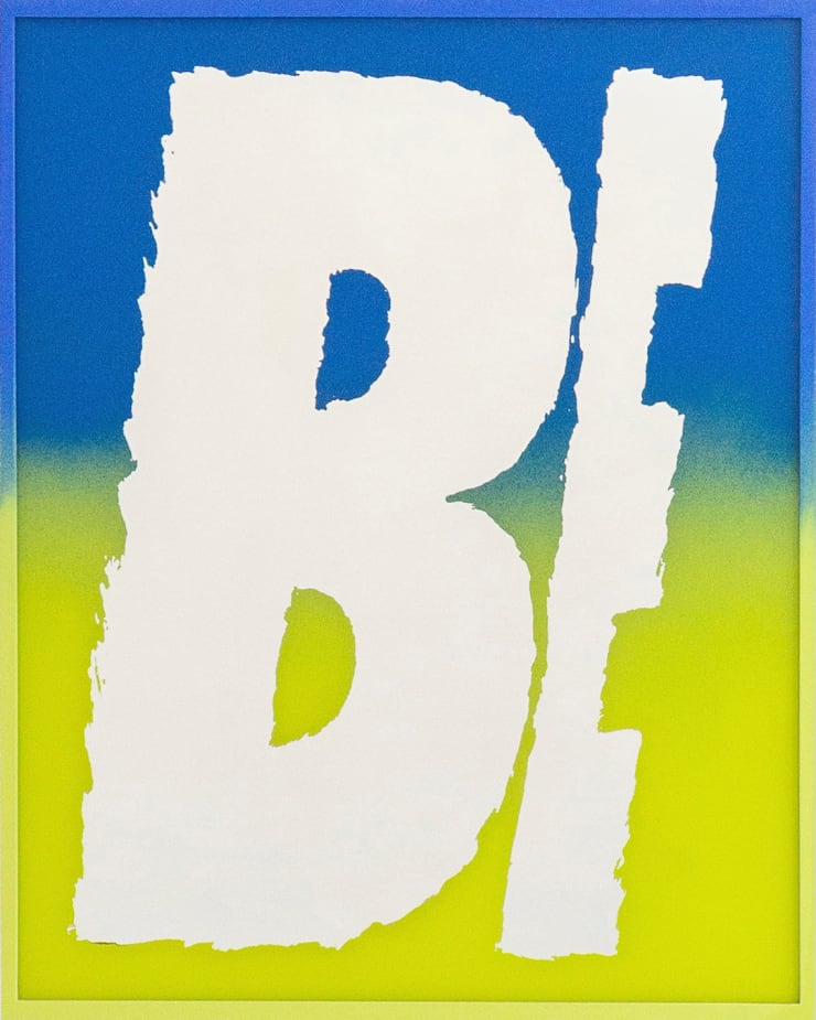 Kris Andrew Small Be (Collaboration with Joshua Space), 2023 2023 Glass, Aluminium and Enamel 60 × 48 × 10 cm (framed)