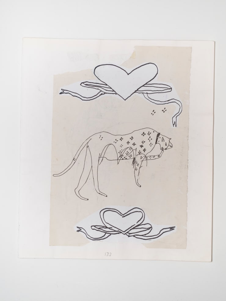 James Cooper Sketchbook Pages 132 ~ 133, 2023 Collage; ink and pencil on sketch book paper (double-sided) 28 x 32.5 cm