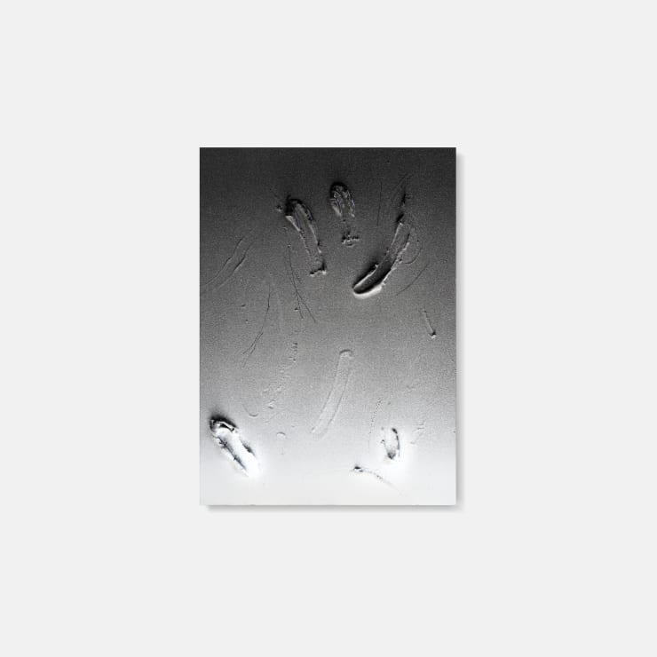 Baxter Substance 1, 2024 Aerosol and moulding paste on Aluminium Panel 42.5 × 30 × 3 cm