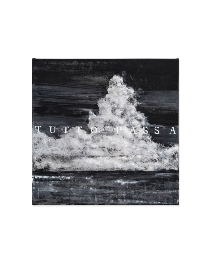 Hiroyasu Tsuri 1984 ~ PresentTermoli Sea x Sky Study (Tutto Passa), 2025 Signed, titled and dated on reverse Acrylic on Canvas 50 × 50 × 3.5 cm