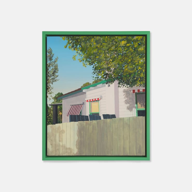 Robert Bowers Home Grown Honey, 2023 Singed and dated on reverse Acrylic on birch ply panel 30 × 24..5 × 3 cm (unframed) 33 × 27 × 6 cm (framed)