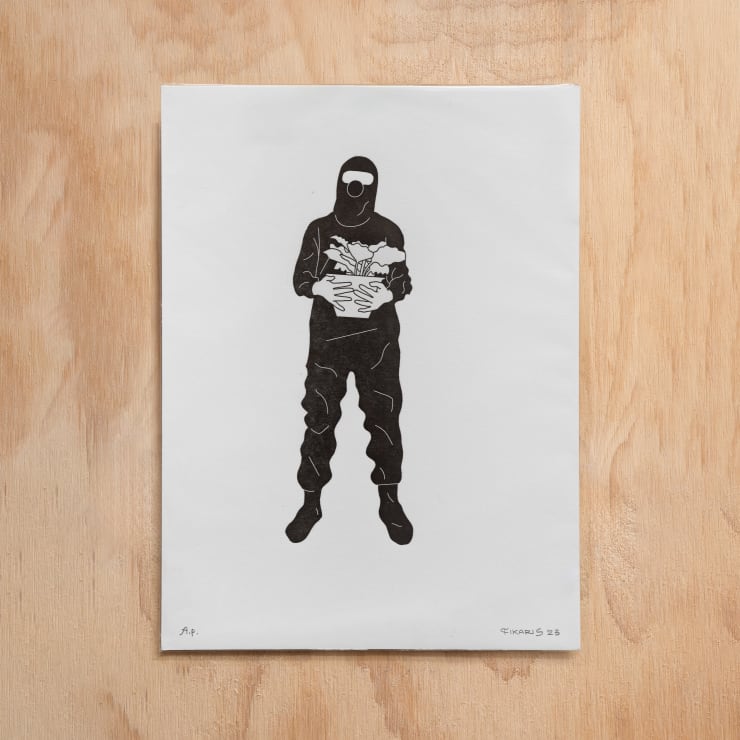 Michael Fikaris 1973 ~ PresentKeep Growing (AP), 2024 Signed, Dated, Numbered and Titled on Front Hand-finished Letterpress debossing on mount board 30 × 21 cm Open Edition (Edition record)