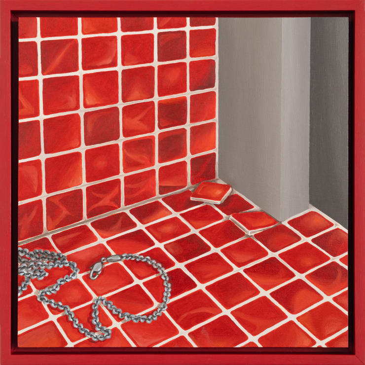 Chain Necklace Beside the Shower