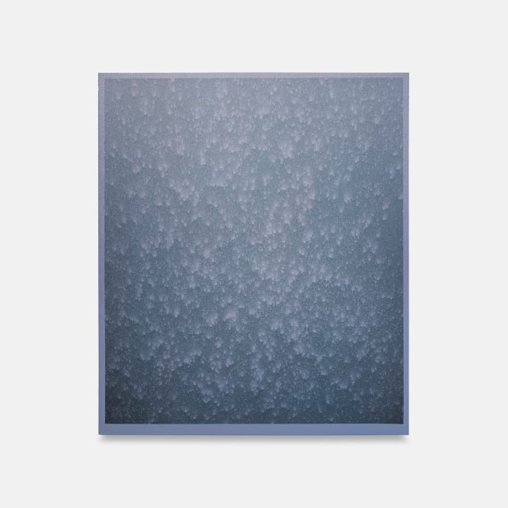 Daniel O'Toole 1984 ~ PresentCharcoal Snow, 2025 Signed, titled and dated on reverse Synthetic polymer on timber panel 70 × 60 × 3.2 cm