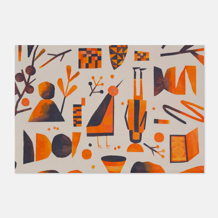 Kyle Hughes-Odgers Confusing a Mirror For a Window #3, 2024 Acrylic on Canvas 90 × 60 × 3 cm