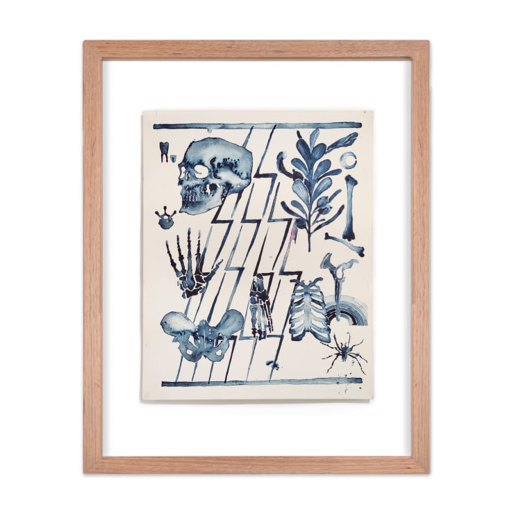 Hiroyasu Tsuri Electoro, 2021 Watercolor on 300gsm Archival Paper 29.7 x 23.5 cm (unframed) 43.5 x 35.5 x 4 cm (framed)