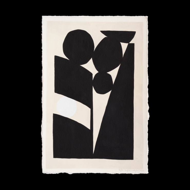 Kyle Hughes-Odgers Nature Balance #3, 2024 Acrylic on 600 GSM Artist Paper 28 × 19 cm