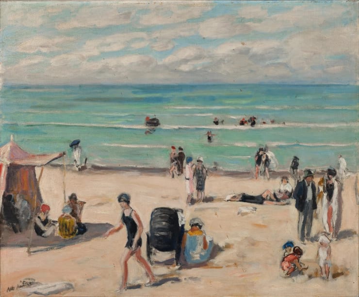 Albert André (1869-1954), La Plage de Port-Mahon (Somme), circa 1926