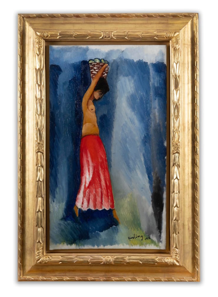 Moïse Kisling (1891-1953), Jeune paysanne, 1916