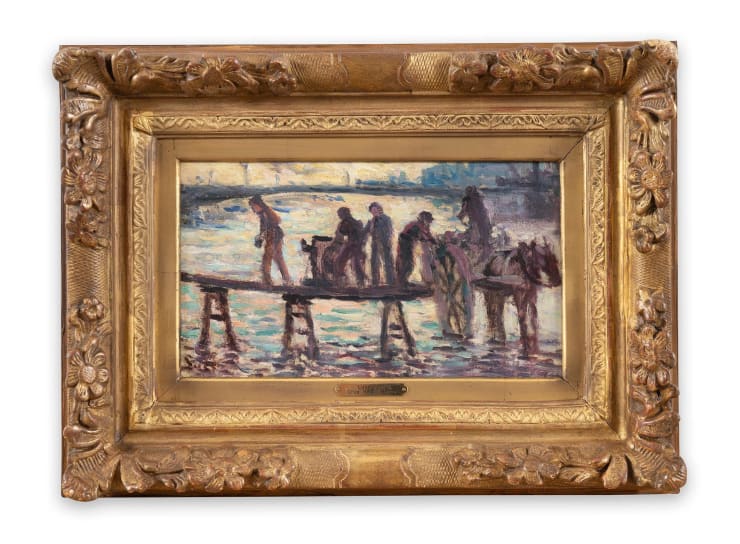 Maximilien Luce (1858-1941), Les Charbonniers, 1910